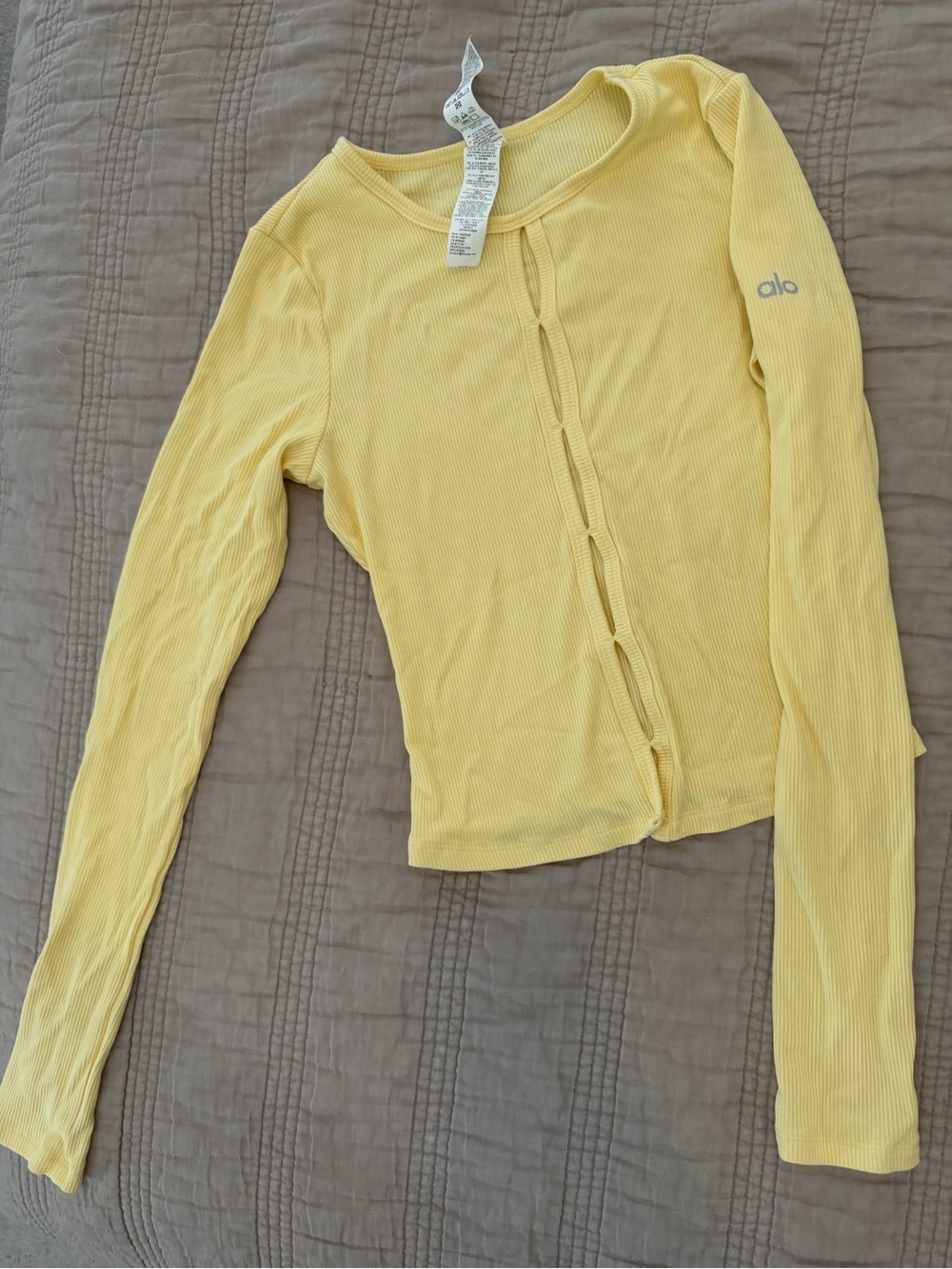 Alo Yoga Dreamlight Ribbed Modal Set XS - Picture 10 of 12